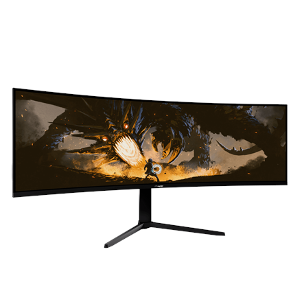 Arozzi Nova | 49 " | VA | 32:9 | 165 Hz | 4 ms | 5120 x 1440 pixels | 350 cd/m² | HDMI ports quantity 2 | Black