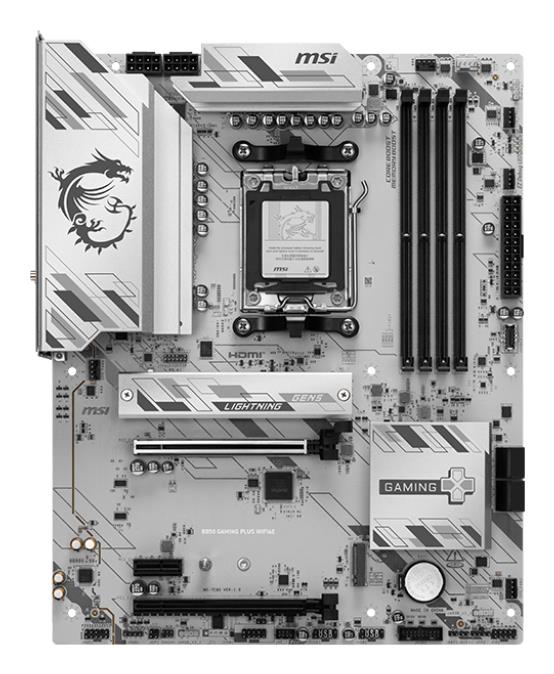 Mainboard MSI AMD B850 SAM5 ATX Memory DDR5 Memory slots 4 B850GAMINGPLUSWIFI6E