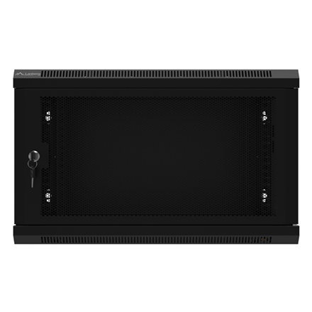 Lanberg | Rack cabinet 19" wall-mount 6U/600x450 with perforated door (flat pack) | WF01-6406-23B | Black