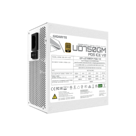 Gigabyte Power Supply | UD750GM PG5 V2 ICE | 750 W