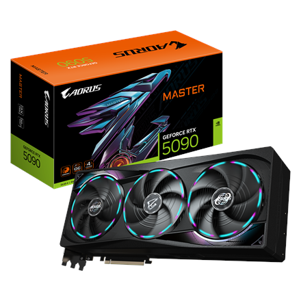 Gigabyte AORUS GeForce RTX 5090 MASTER 32G | NVIDIA | 32 GB | GeForce RTX 5090 | GDDR7 | HDMI ports quantity 1 | PCI-E 5