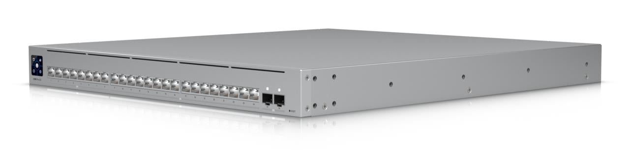 Switch UBIQUITI Switch type Managed Switch layer L2/L3 Rack mounting Yes Stackable Yes Form factor 1U 24xRJ-45 ports RJ-45 Ports Type 10G Ethernet (100/1000/10000) 8x2.5G Ethernet (copper) ports quantity 16x10G Ethernet (copper) ports quantity 2xSFP28