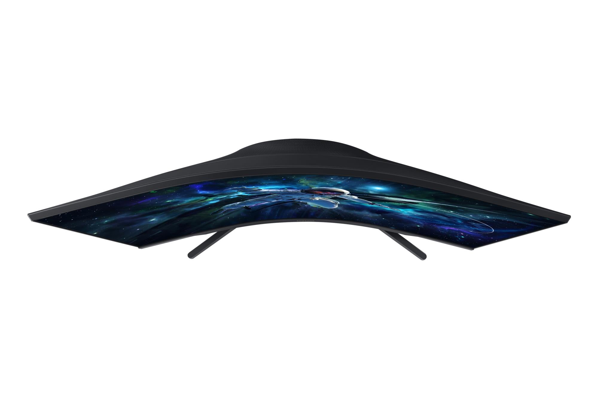LCD Monitor SAMSUNG Odyssey G5 32" Gaming/Curved Height adjustable Matte Panel VA 2560x1440 16:9 165 Hz 1 ms Colour Black LS32CG552EUXEN