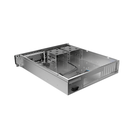 Lanberg Rackmount Server Chassis ATX 520/12 19"/2U | SC01-5202-12B | Black