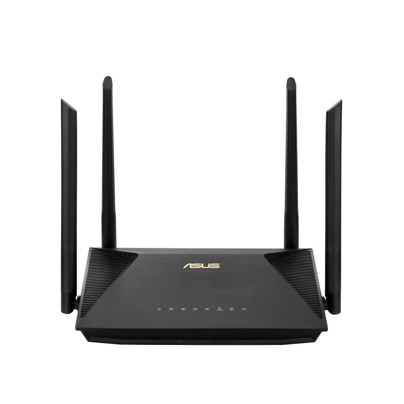 Wireless Router ASUS Wireless Router 1800 Mbps Wi-Fi 6 USB 1 WAN 3x10/100/1000M Number of antennas 4 RT-AX53U