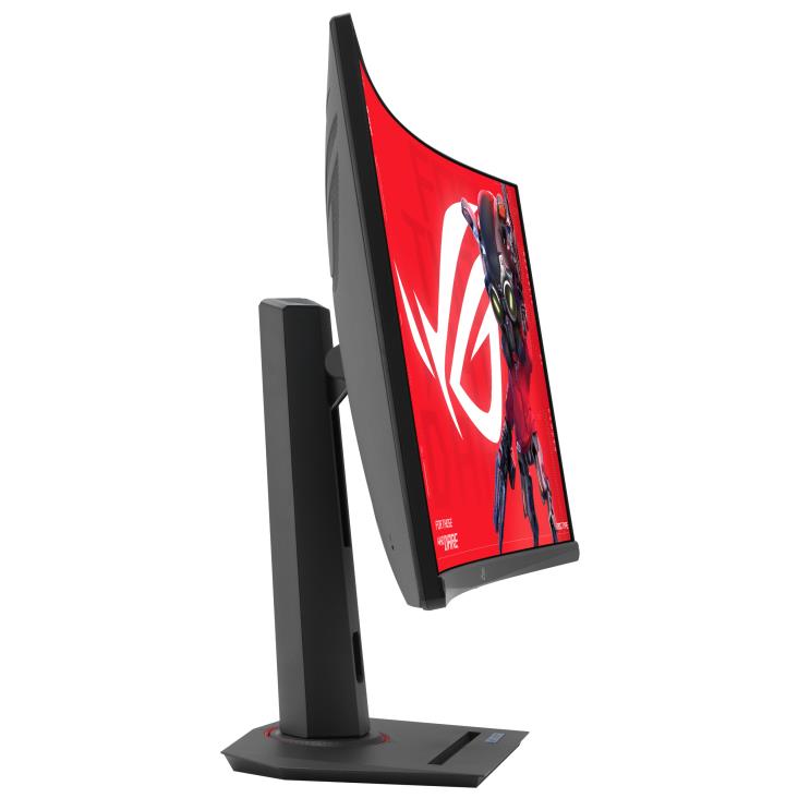 LCD Monitor ASUS ROG Strix XG32WCMS 31.5" Gaming/Curved Panel VA 2560x1440 16:9 280Hz 1 ms Swivel Pivot Height adjustable Tilt 90LM09X0-B01970