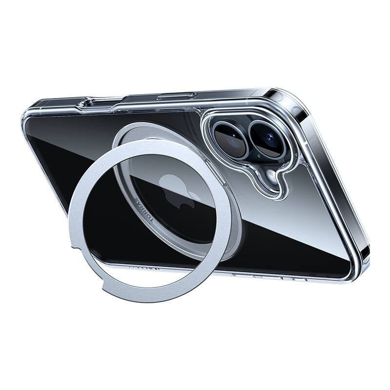 Torras Ostand Pro Case for iPhone 16 Plus (Transparent) - Image 3