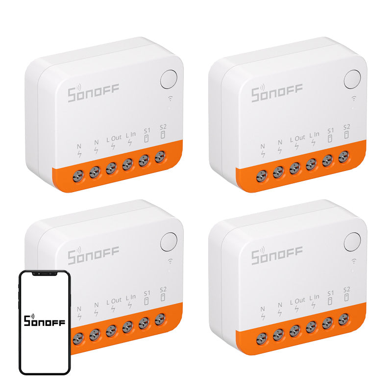 SONOFF MINIR4 (Extreme) Switch, 4-Pack - Image 1