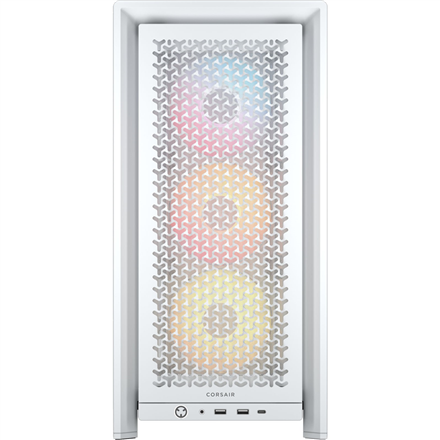 Corsair PC Case | Frame 4000D RS ARGB Modular | White | Mid-Tower