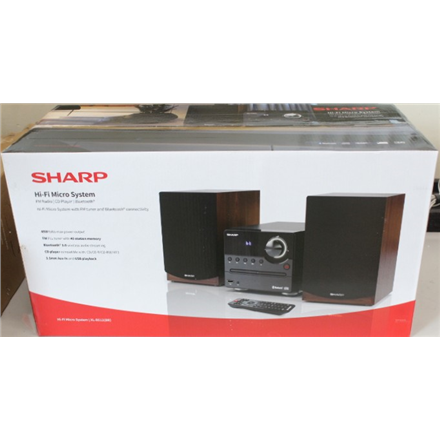 SALE OUT. Sharp XL-B512(BR) Hi-Fi Micro System, CD/FM/USB/Bluetooth v5.0, 45W, Brown | Sharp Hi-Fi Micro System | XL-B51