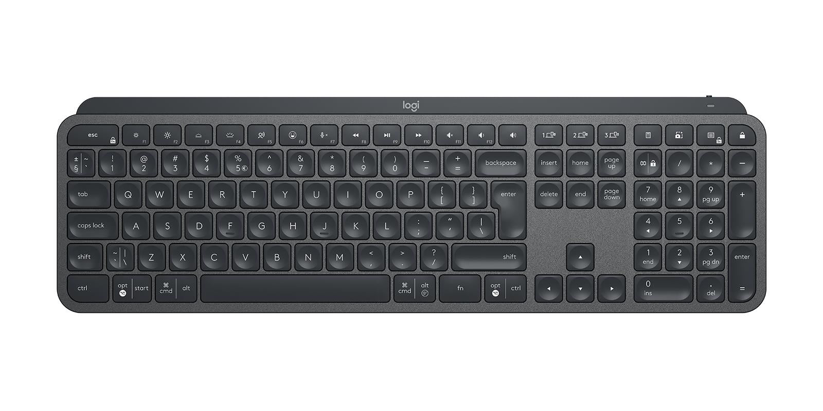 KEYBOARD WRL MX KEYS MASTER/GRAPHITE 920-010251 LOGITECH