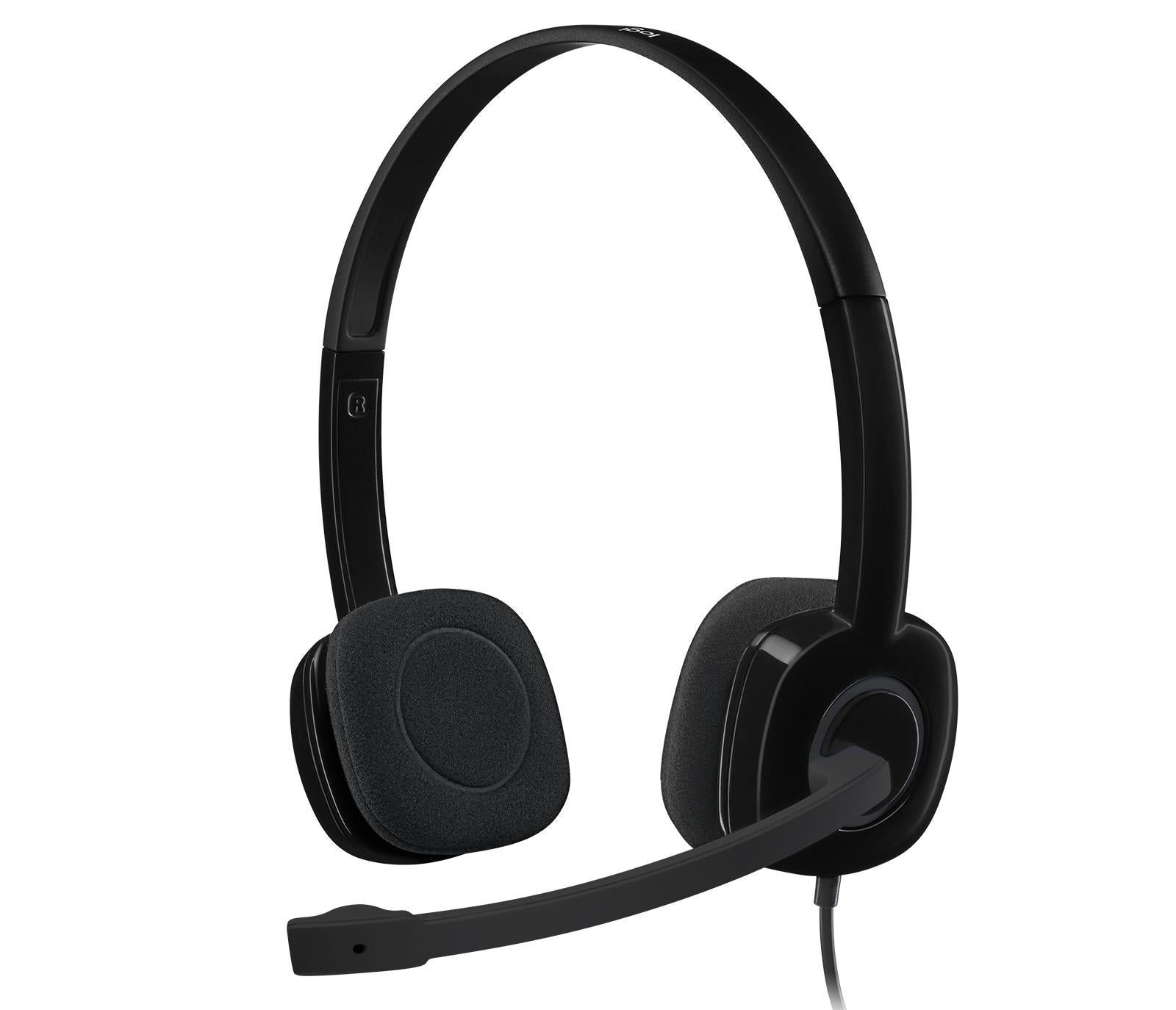 HEADSET STEREO H151/BLACK 981-000589 LOGITECH
