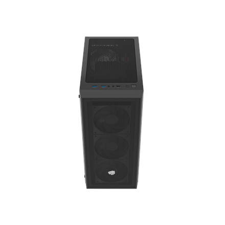 Fury PC Case | SHOBO SH8F | Black | Midi Tower