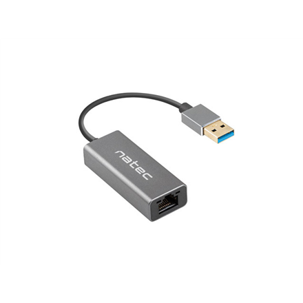Natec Ethernet Adapter, Cricket USB 3.0, USB 3.0 to RJ45, Black | Natec | Ethernet Adapter Network Card | NNC-1924 Crick