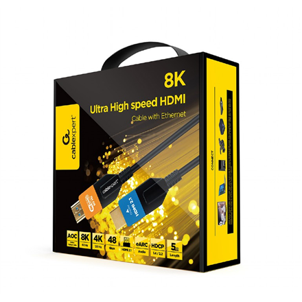 Cablexpert Active Optical (AOC) Ultra High speed HDMI cable with Ethernet AOC Series, 5 m | CC-HDMI8K-AOC-5M