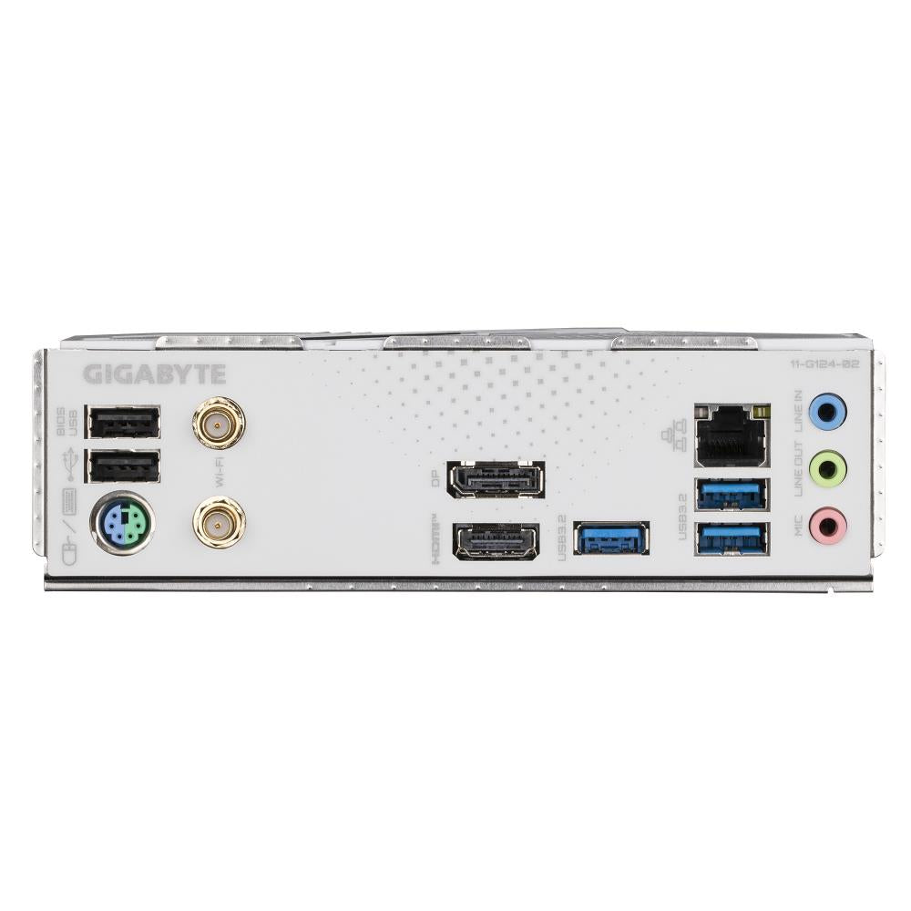 Mainboard GIGABYTE Intel B760 Express LGA1700 Micro-ATX Memory DDR4 Memory slots 4 2xPCI-Express 3.0 1x 1xPCI-Express 4.0 16x 2xM.2 1xHDMI 1xDisplayPort 2xUSB 2.0 1xUSB 3.2 1xUSB-C 1xPS/2 1xOptical S/PDIF 1xRJ45 3xAudio port B760MGPWIFIDDR41.0