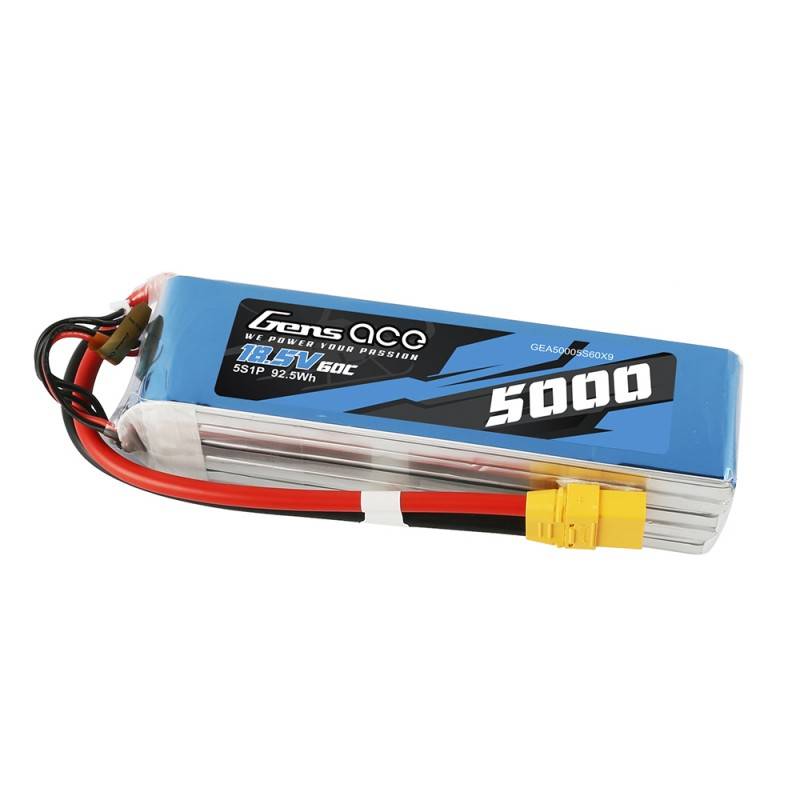 Akumulator LiPo Gens Ace Bashing 5000mAh 18.5V 60C 5S1P - XT90 - Image 2