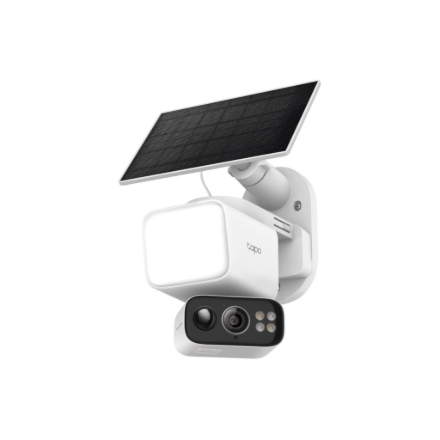 TP-LINK | Tapo C615F KIT | Solar-Powered Floodlight Pan/Tilt Security Camera Kit | 3 MP | F/1.6 | H.264 | MicroSD Card U