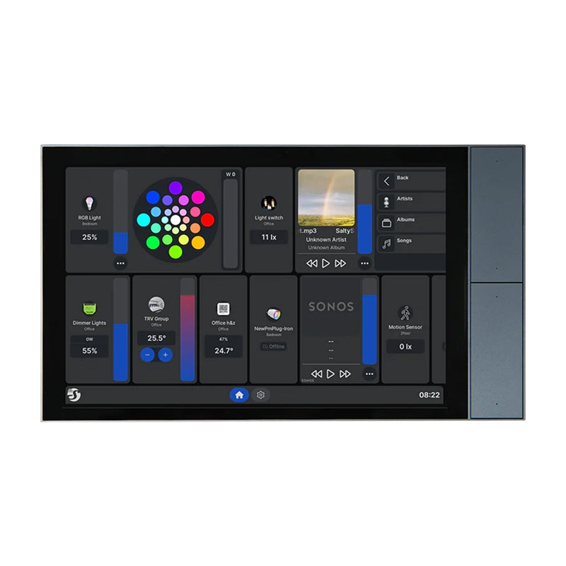 10.1" Shelly Wall Display XL WiFi/BLU Control Panel (Gray) - Image 3
