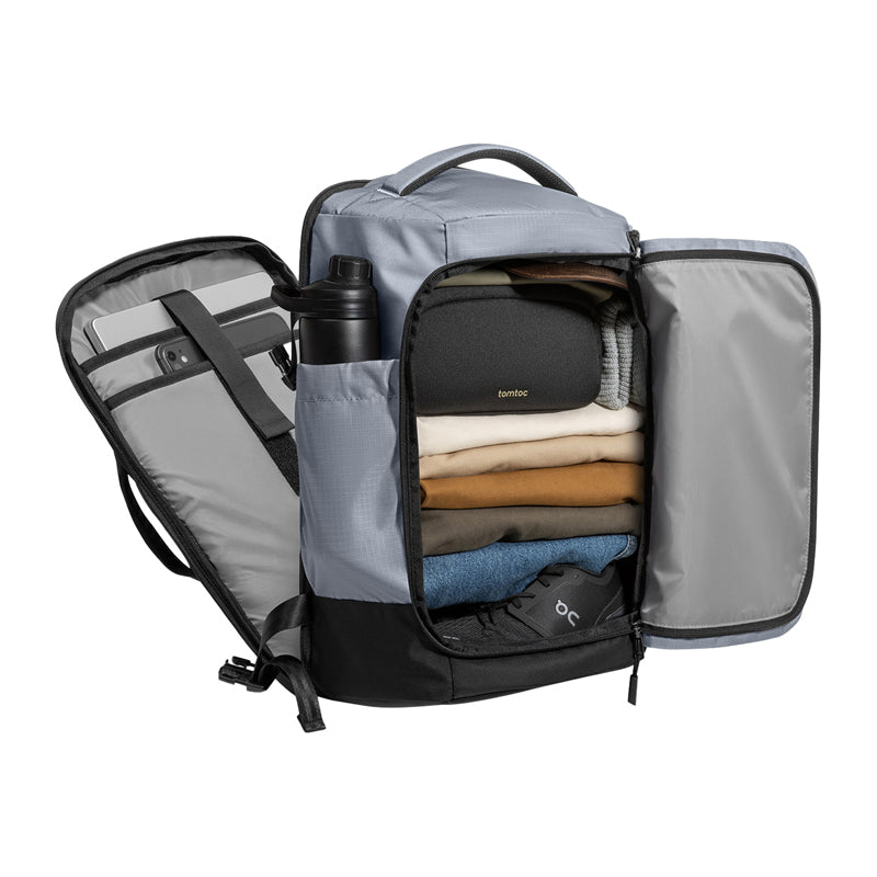 Tomtoc Navigator-T66 Liteway Travel Backpack, 17"/40L (gray) - Image 2