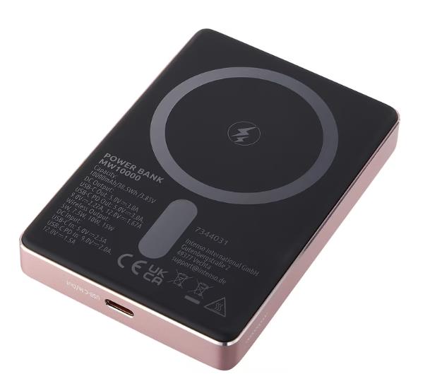 POWER BANK USB 10000MAH MAG/ROSE 7344033 INTENSO