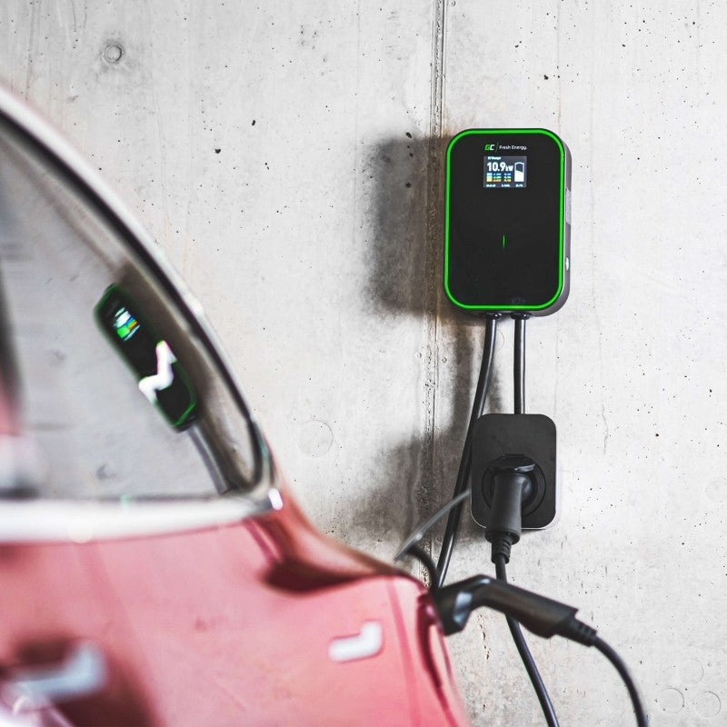 EV wall charger PowerBox 22kW Type2 RFI