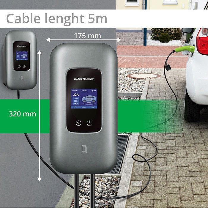 EV charging station 3 phases 22kW 32A WiFi