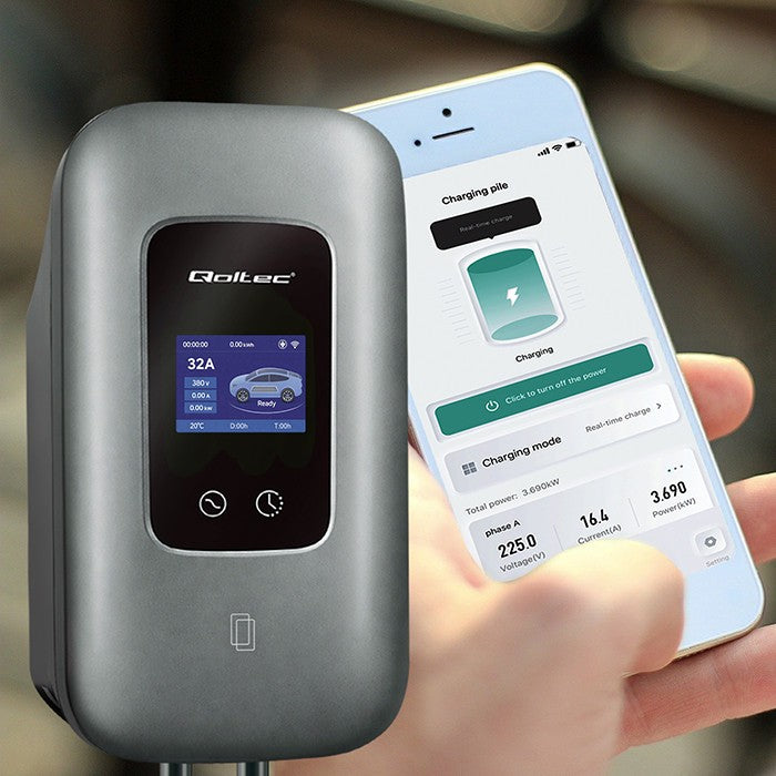 EV charging station 3 phases 22kW 32A WiFi