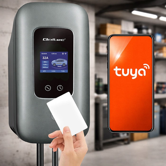 EV charging station 3 phases 22kW 32A WiFi