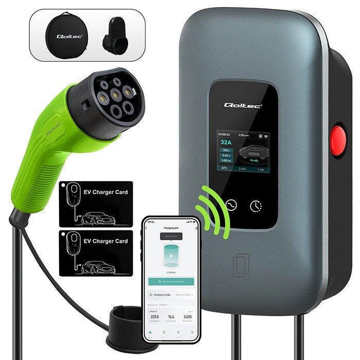 EV charging station 3 phases 22kW 32A WiFi