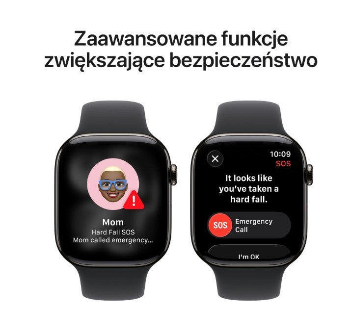 Watch Series 11 GPS + Cellular 42mm Slate Titanium Case with Black Sport Band - S/M