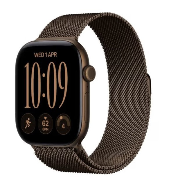 Watch Series 12 GPS+Cellular 46mm Dark Bronze Aluminium Case with Dark Bronze Milanese Loop M/L