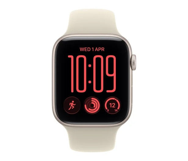 Smartwatch Watch SE 3 GPS + Cellular, 44mm Aluminium Case in Starlight, Starlight Sport Band - M/L