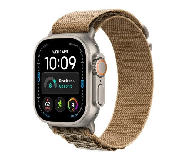 Smartwatch Watch Ultra 4 GPS + Cellular 49mm Natural Titanium Case with Desert Alpine Loop - M