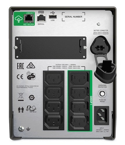Uninterruptible Power Supply SMT1000IC 1kV A/600W Tower SmartConne