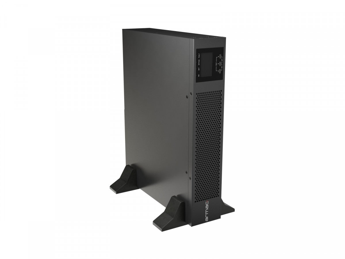 UPS On-Line Rack 1000VA - 8×IEC C13, USB-B, LCD, Metal Dust-Free Enclosure