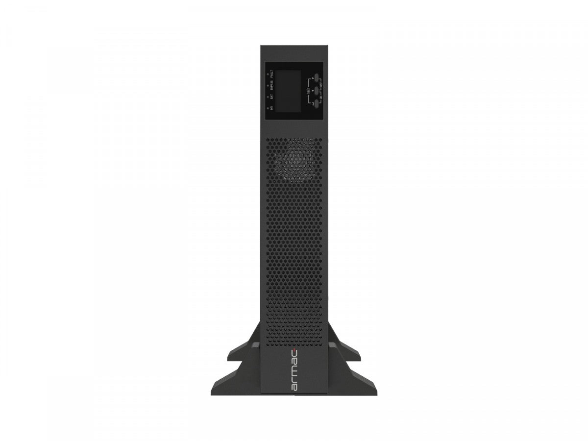 UPS On-Line Rack 1000VA - 8×IEC C13, USB-B, LCD, Metal Dust-Free Enclosure