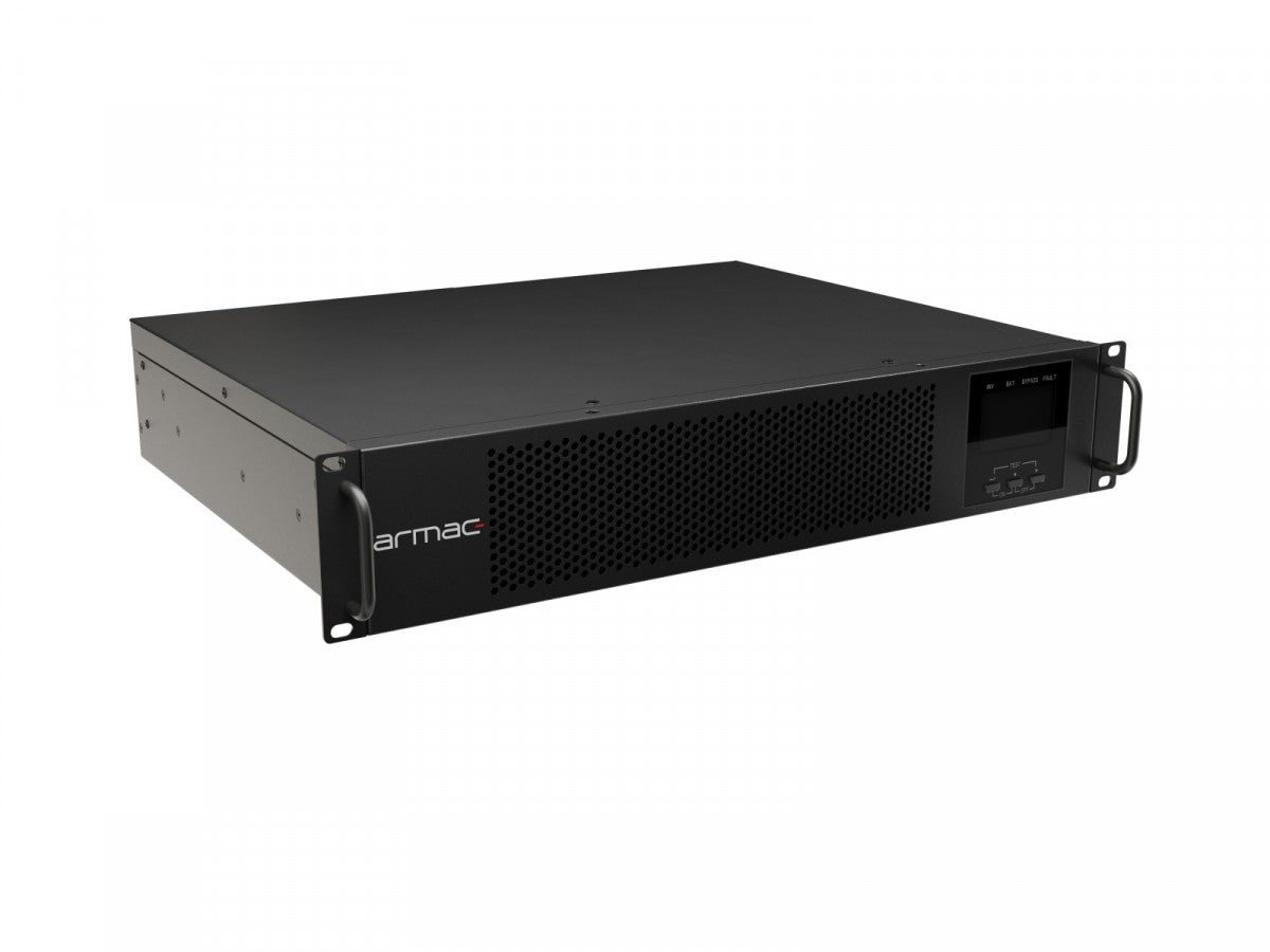 UPS On-Line Rack 1000VA - 8×IEC C13, USB-B, LCD, Metal Dust-Free Enclosure