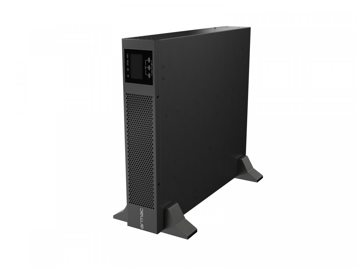 UPS On-Line Rack 2000VA - 8×IEC C13, USB-B, LCD, Metal Dust-Free Enclosure