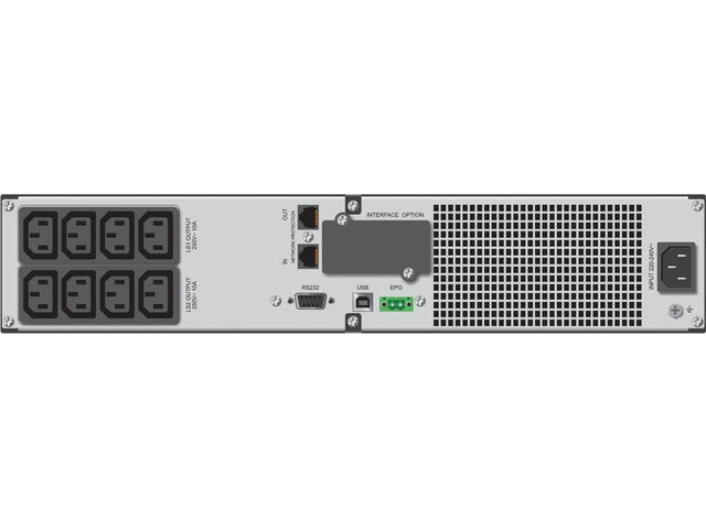UPS LINE-INTERACTIVE 1000VA 8X IEC OUT, RJ11/RJ45 .IN/OUT, USB/RS-232, LCD, RACK 19''