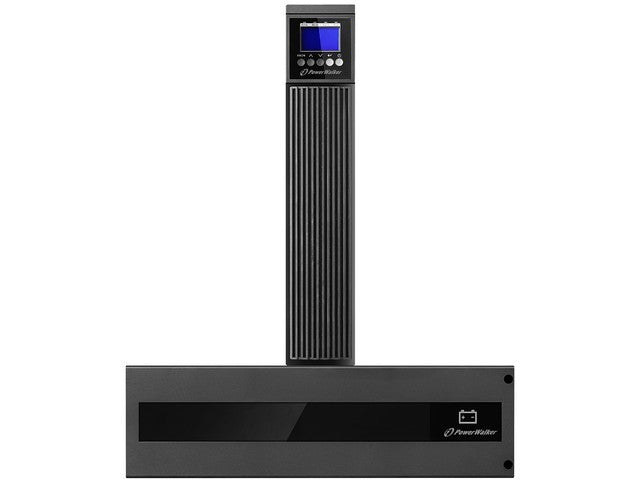 UPS On-Line 6kVA RTG PF1, 2x IEC Out + Terminal, USB/RS-232, LCD, Rack 19 inches + batteries