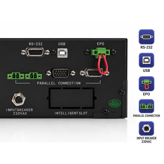 Pure Sine Wave UPS for RACK 5kVA 5000W PF1.0