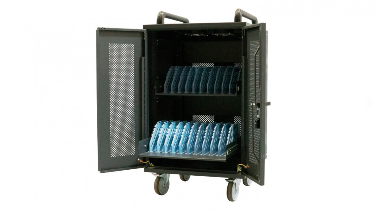 Mobile laptop charging cabinet - Charging Cart 30