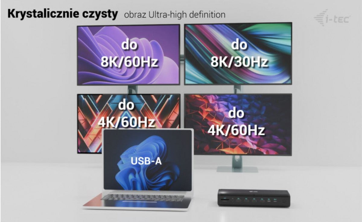 Universal Docking Station 6x 4K/60Hz Display PD 140W