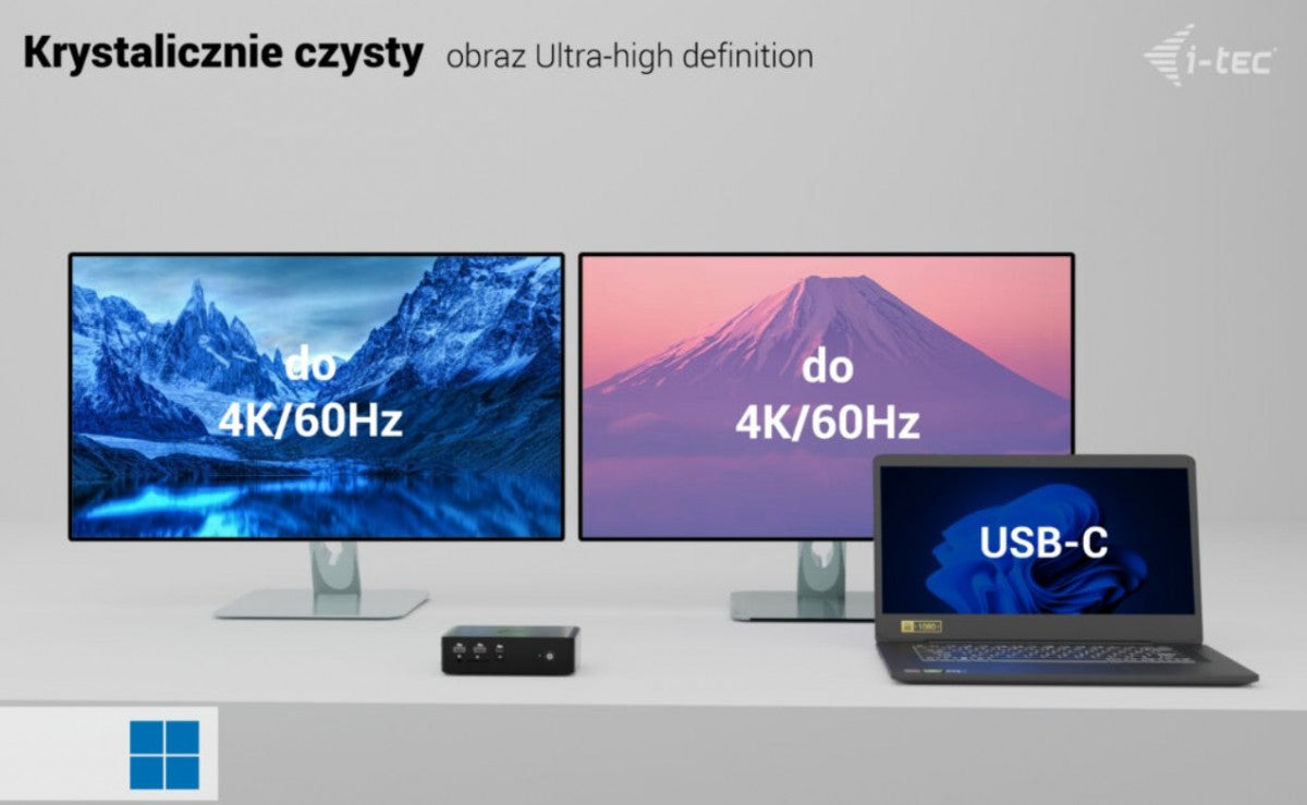 Thunderbolt 5 Quattro Display Docking Station - 5× USB, 2.5G LAN, 140 W Power Delivery