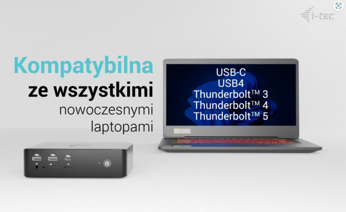 Thunderbolt 5 Quattro Display Docking Station - 5× USB, 2.5G LAN, 140 W Power Delivery