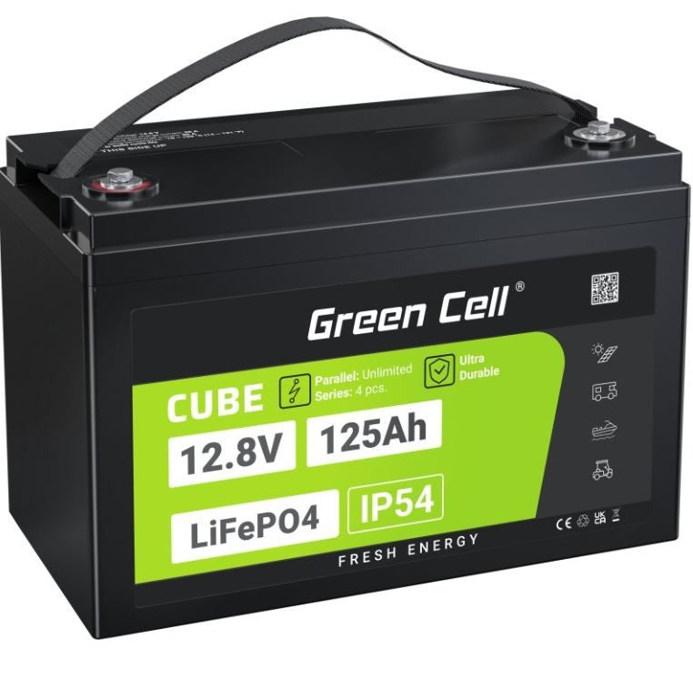 LiFePO4 battery 125Ah 12V/12.8V 1600Wh