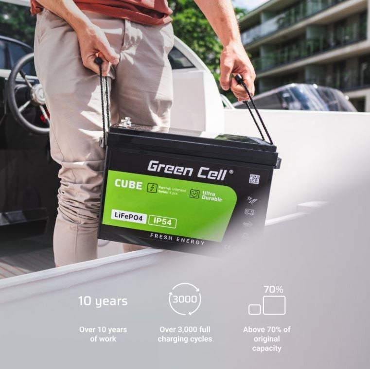 LiFePO4 battery 125Ah 12V/12.8V 1600Wh