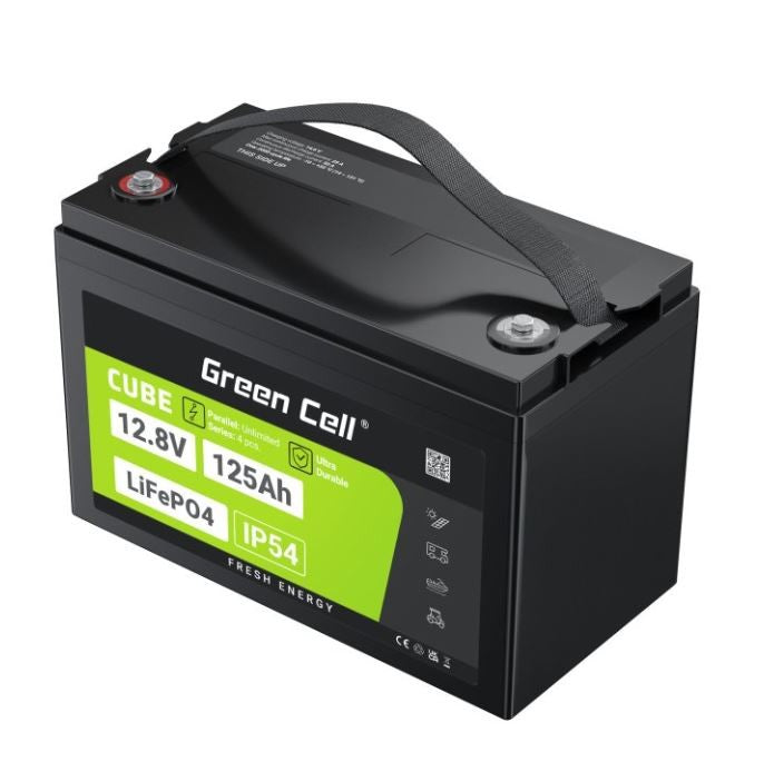 LiFePO4 battery 125Ah 12V/12.8V 1600Wh