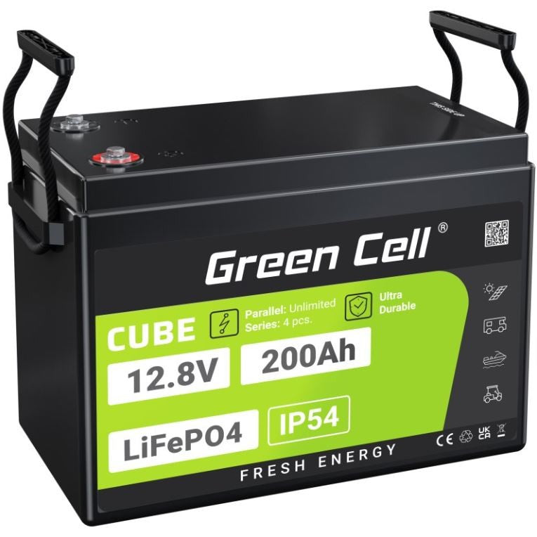 LiFePO4 battery 200Ah 12V/12.8V 2560Wh